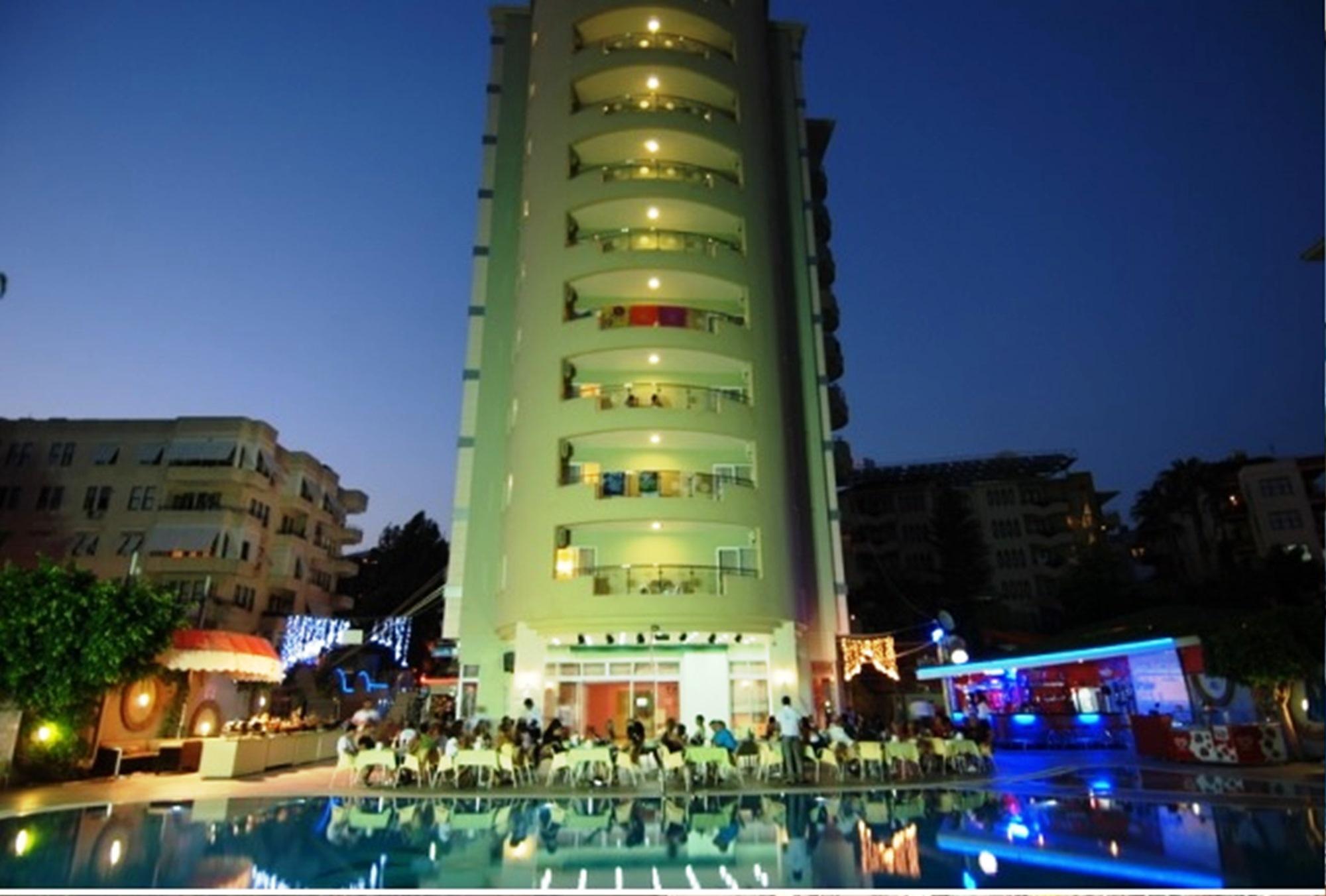 Okan Tower Apart Hotel Alanya Exterior photo