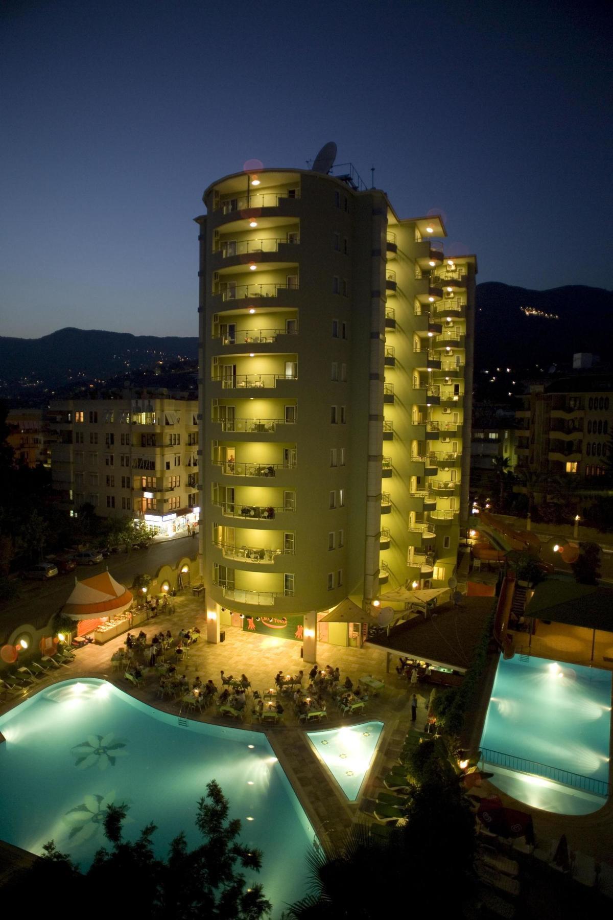 Okan Tower Apart Hotel Alanya Exterior photo