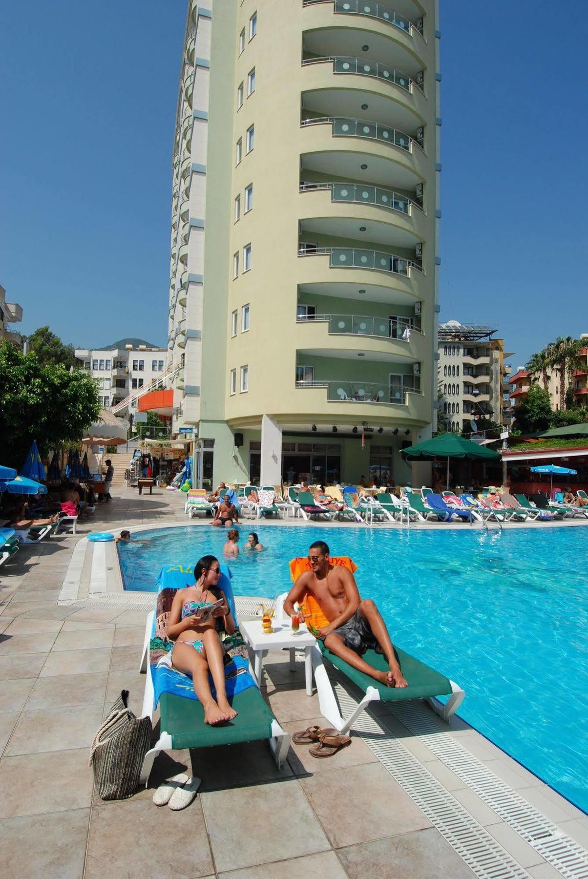 Okan Tower Apart Hotel Alanya Exterior photo